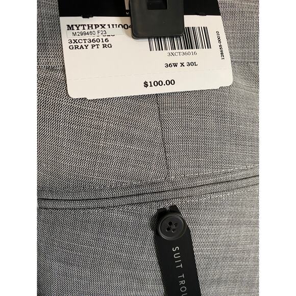 New Michael Kors Men's Trouser Pants, Grey Size 36 x 30 - Picture 3 of 3